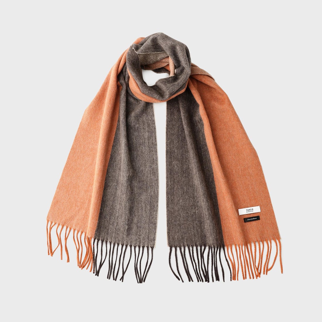 タケオキクチ TAKEO KIKUCHI 【洗えるカシミヤ】 カシミヤ100 4面