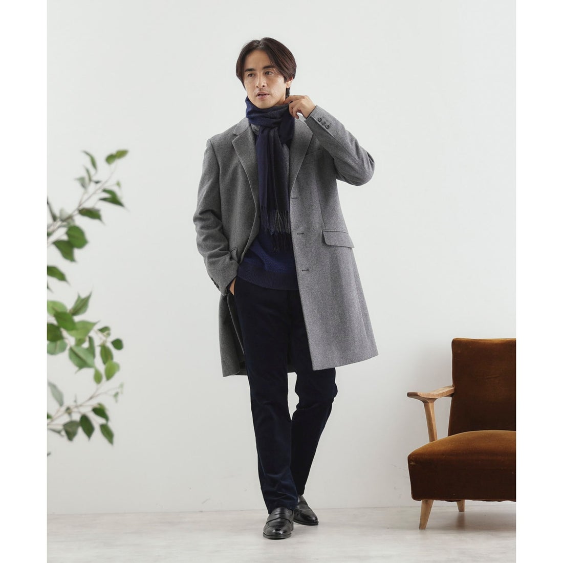 タケオキクチ TAKEO KIKUCHI 【Sサイズ～】ウールカシミヤブレンド