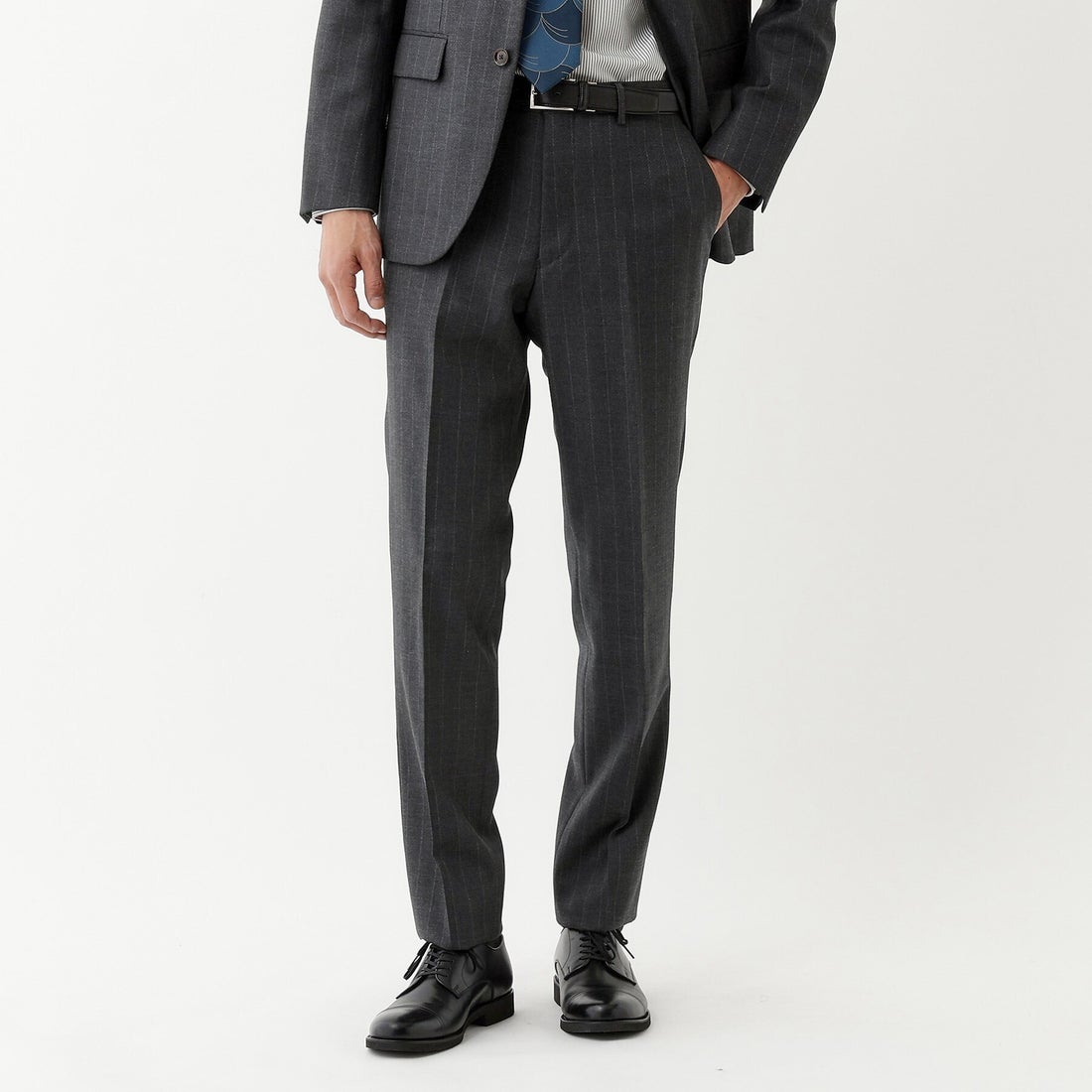 タケオキクチ ネイビー ストライプ ビジネススーツ サイズ4