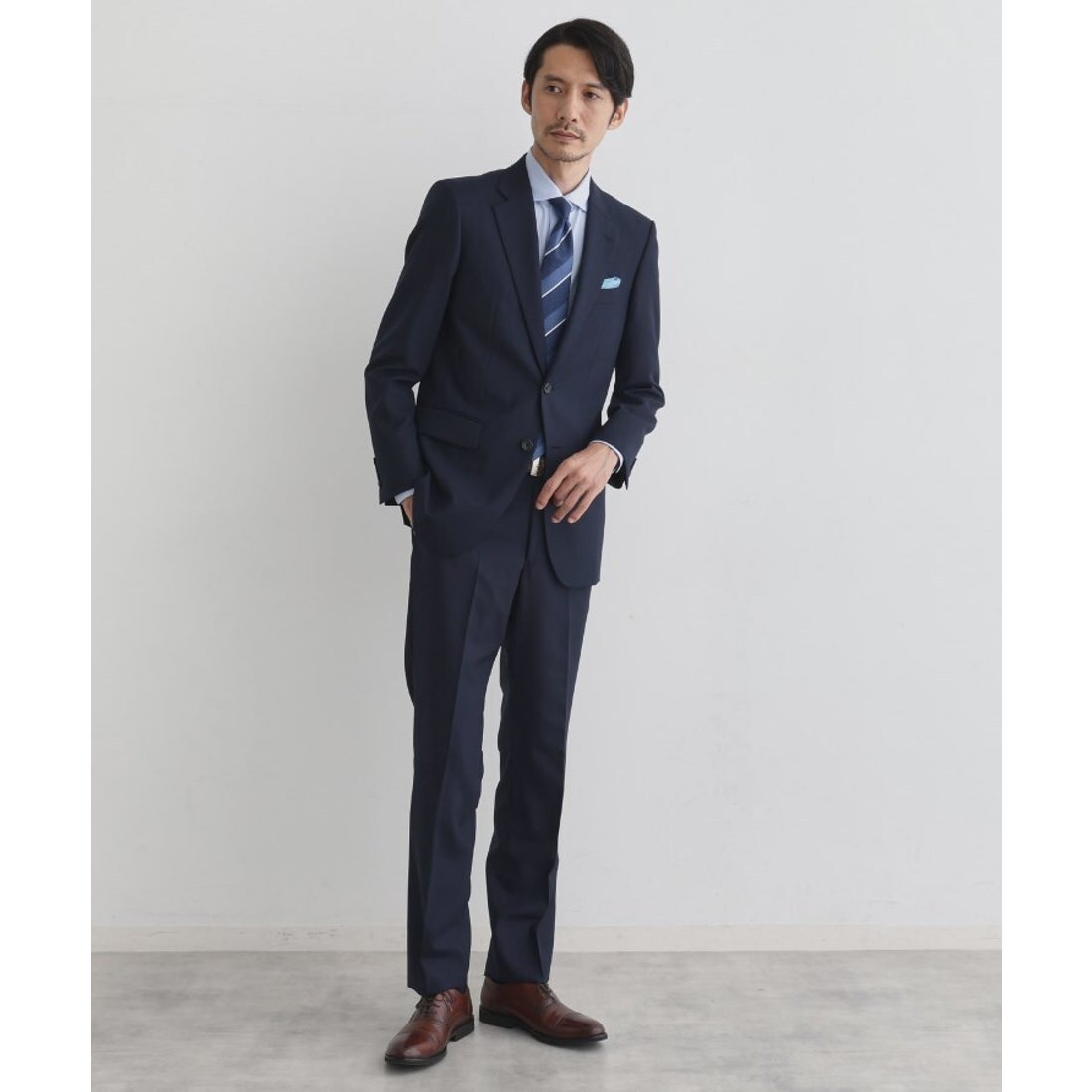 タケオキクチ TAKEO KIKUCHI シャドーオルタネートストライプ スーツ