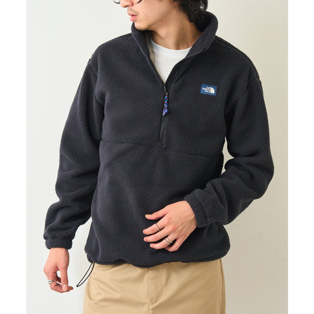 Timc inc Fleece Navy ハーフジップフリース Timc inc Fleece Navy