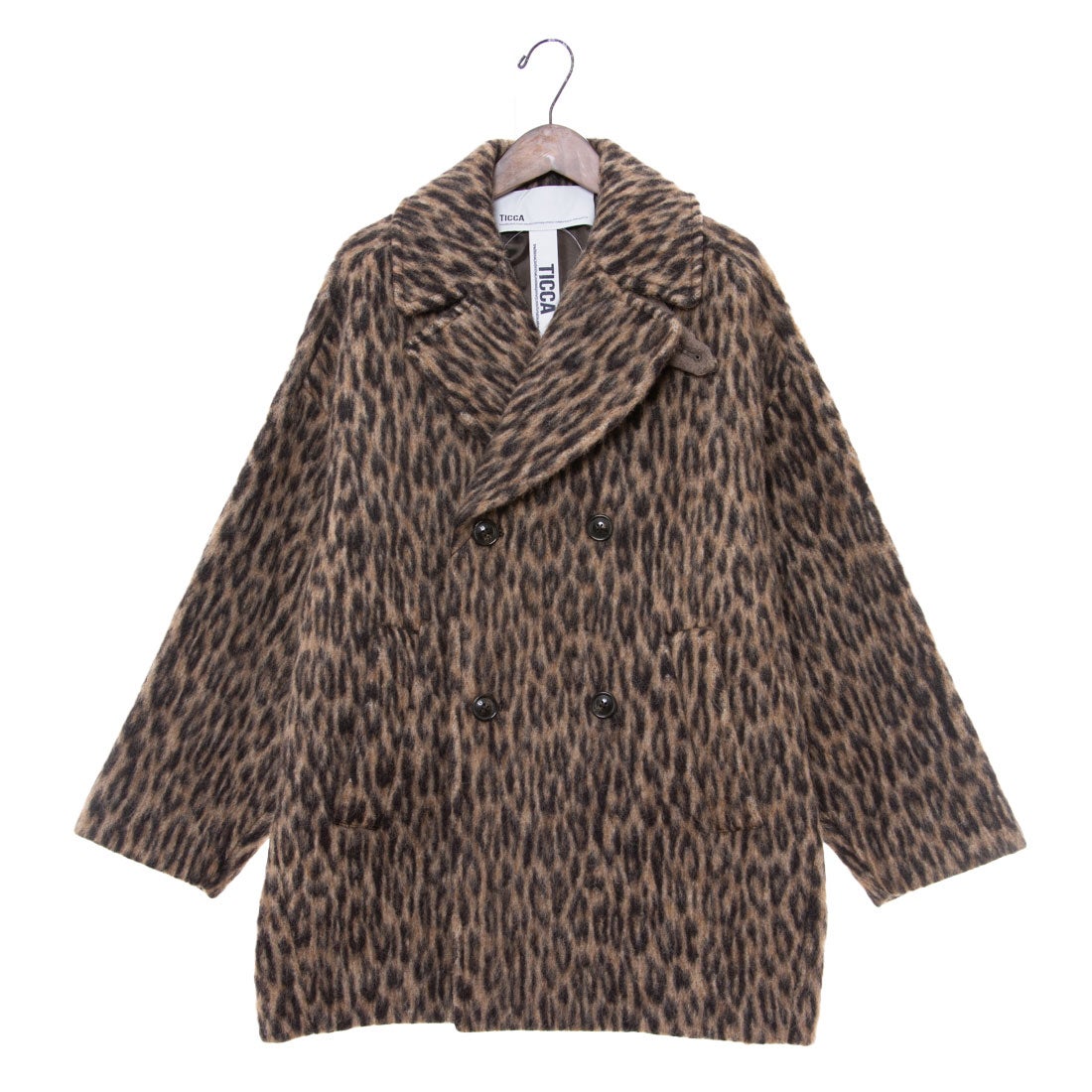 ティッカ TICCA TBDA-252 レオパードシャギーピーコート （leopard