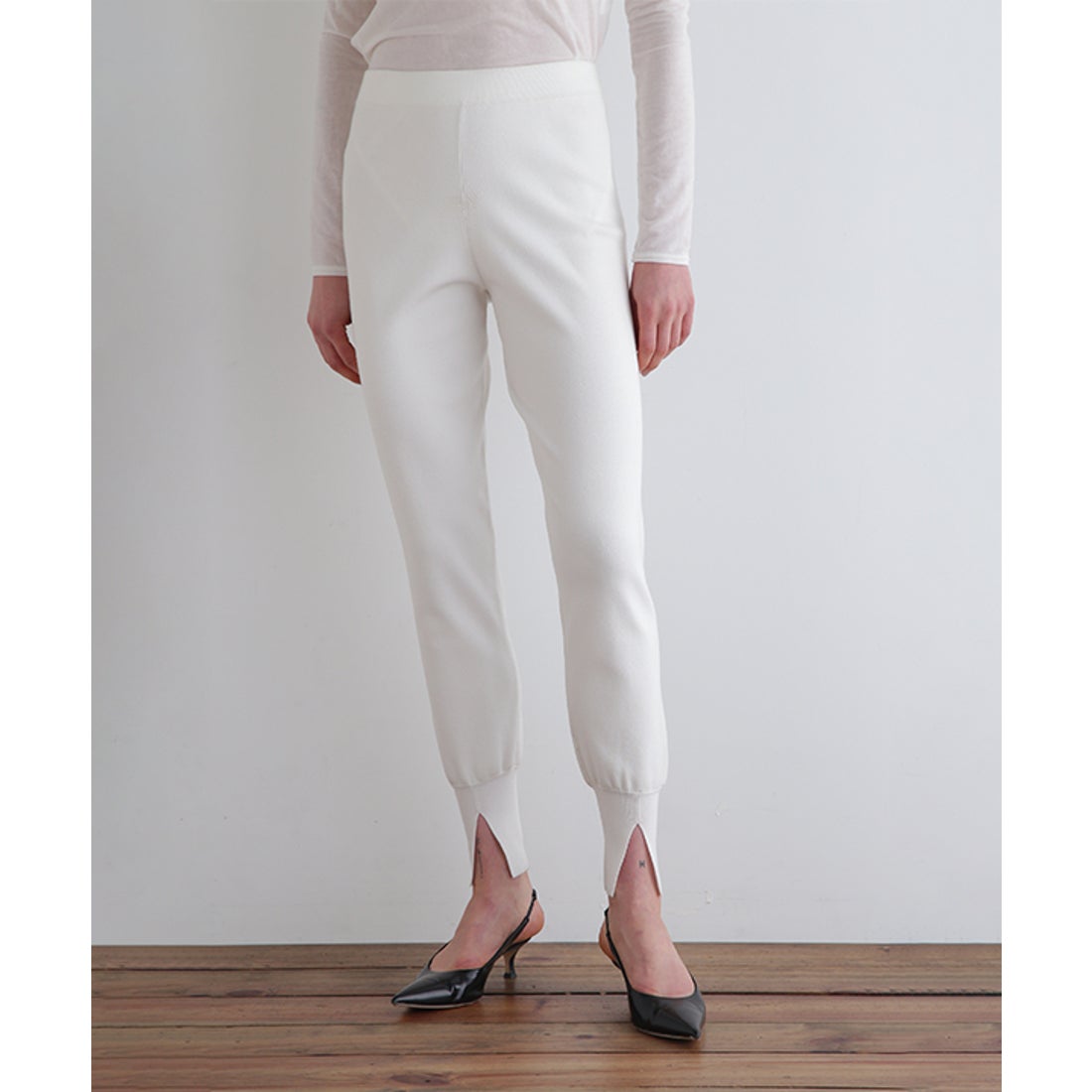 ル フィル LE PHIL ヴィスニットパンツ （エクリュ1） - ファッション