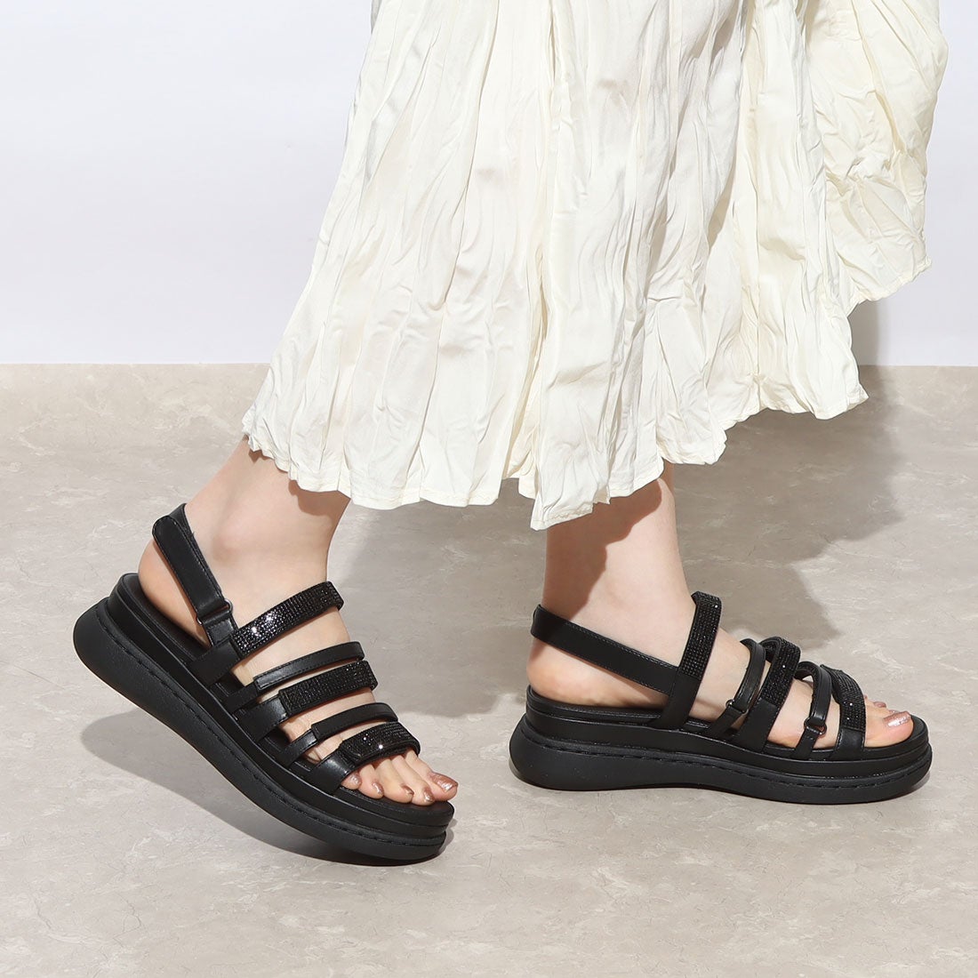 TSUMORI CHISATO/ファーサンダル TSUMORI CHISATO ファーサンダル