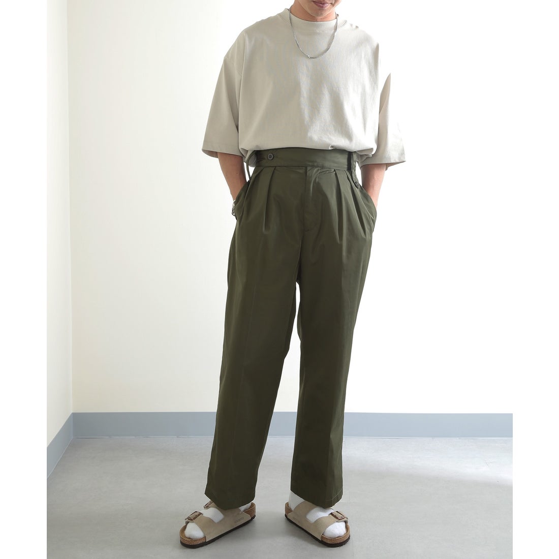 GTA グルカ カーゴ スラックス カーキ 48 GTA グルカ カーゴ