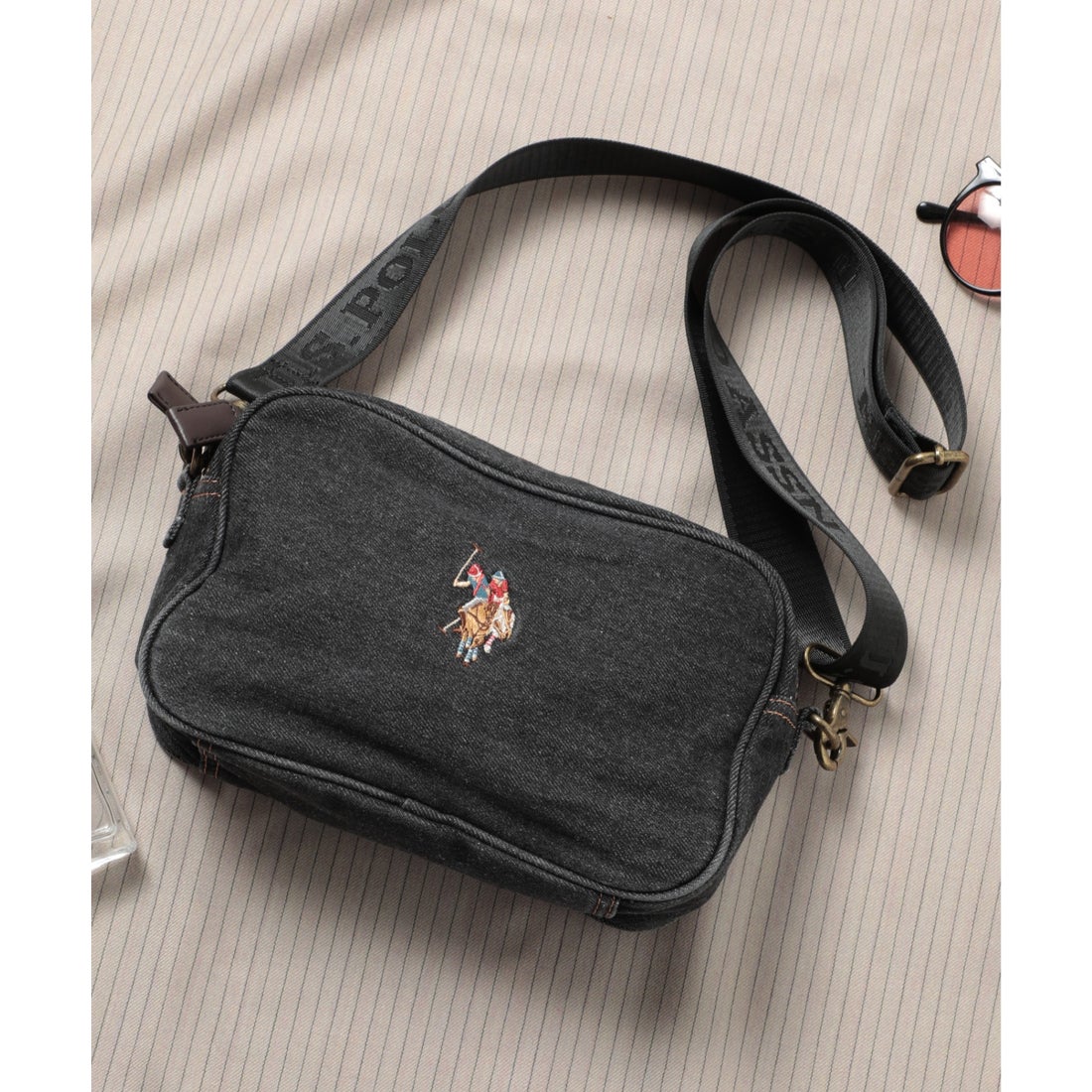 ユーエスポロアッスン U.S. POLO ASSN. ショルダーバッグ スクエア型