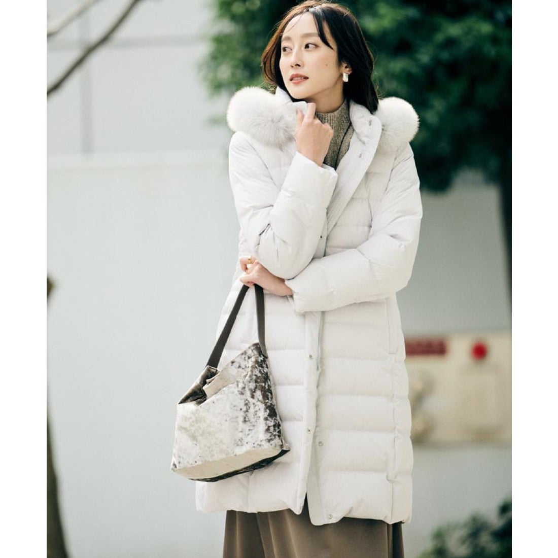 アンタイトル UNTITLED ロングダウンコート （ネイビー(094