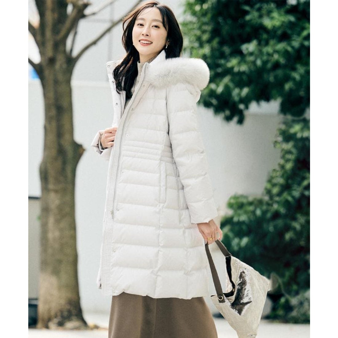 アンタイトル UNTITLED ロングダウンコート （ライトグレー(011