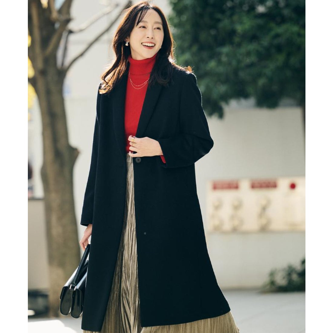 アンタイトル UNTITLED ウールチェスターコート （ブラック(019