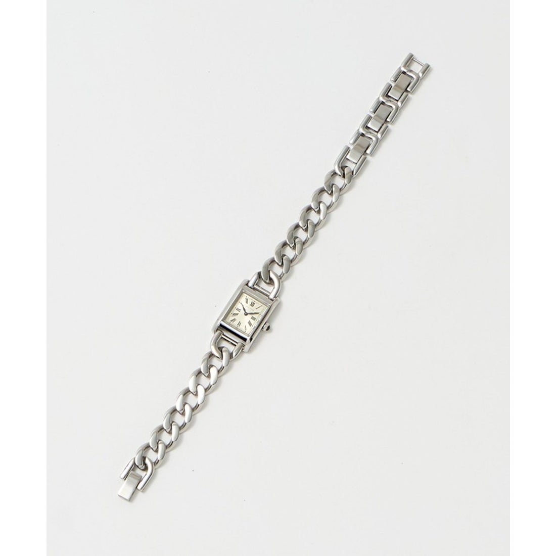 UNITED ARROWS スクエア チェーン 腕時計 （SILVER） - ファッション