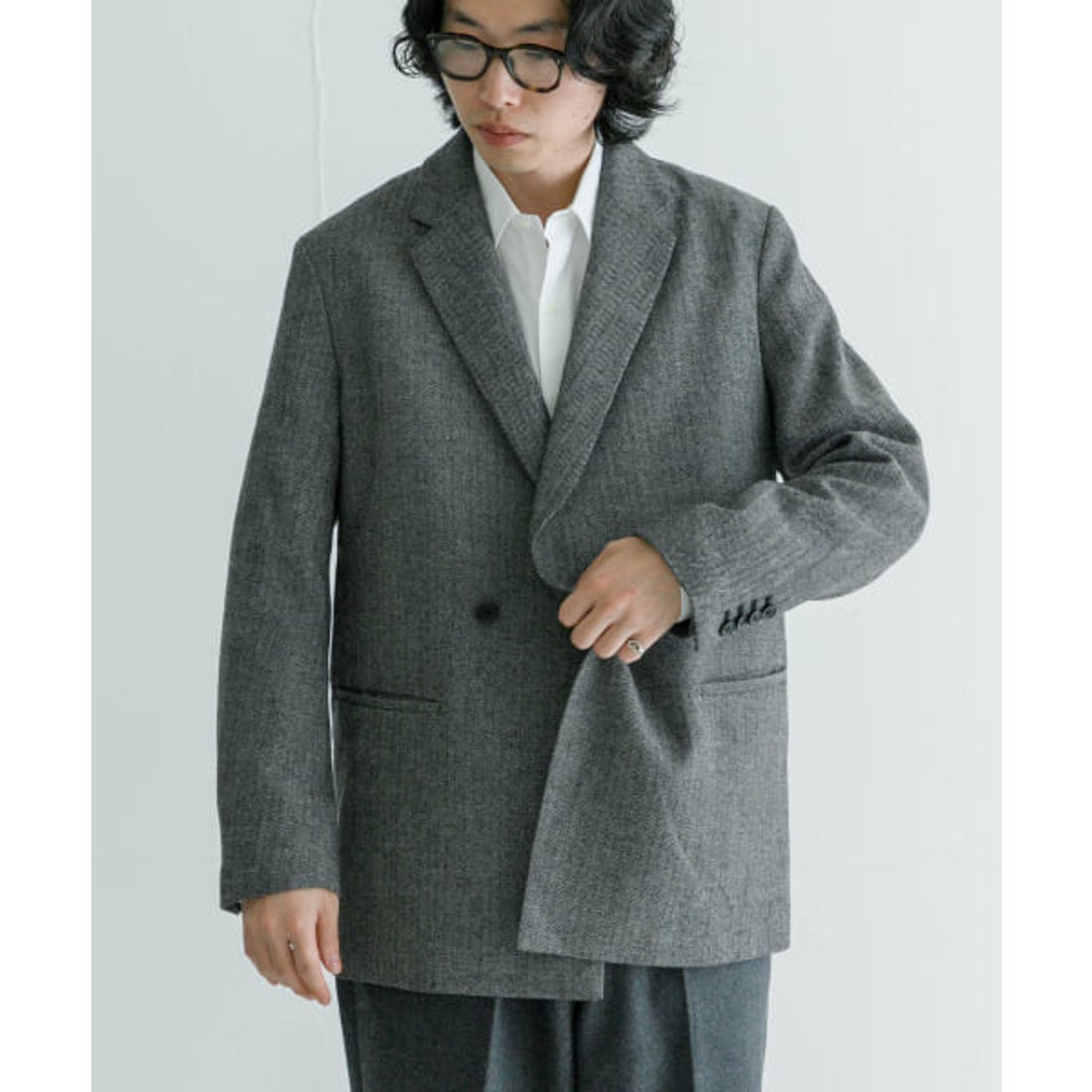 アーバンリサーチ URBAN RESEARCH 『セットアップ対応』ヘリンボーン