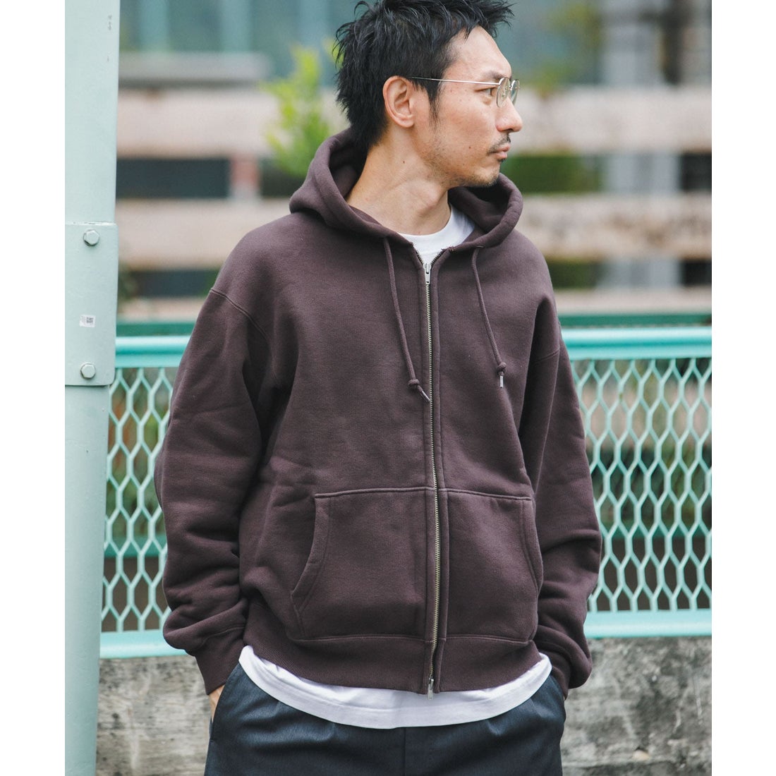 アーバンリサーチ URBAN RESEARCH LOGIC ONE SWEAT ZIP PARKA