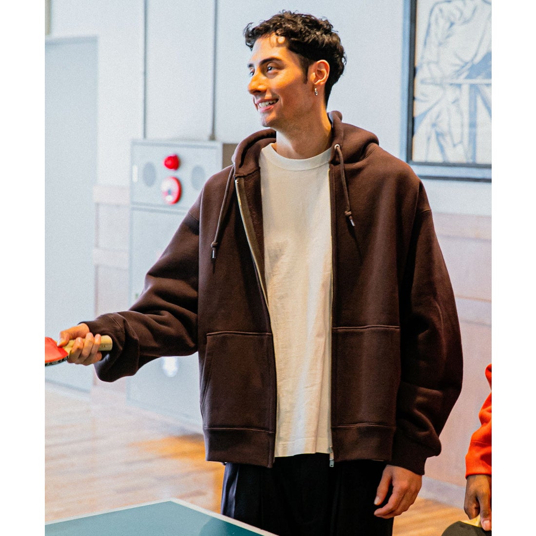 アーバンリサーチ URBAN RESEARCH LOGIC ONE SWEAT ZIP PARKA