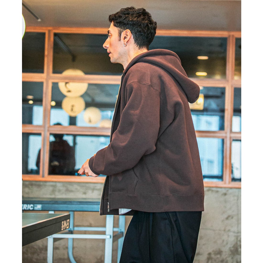 アーバンリサーチ URBAN RESEARCH LOGIC ONE SWEAT ZIP PARKA