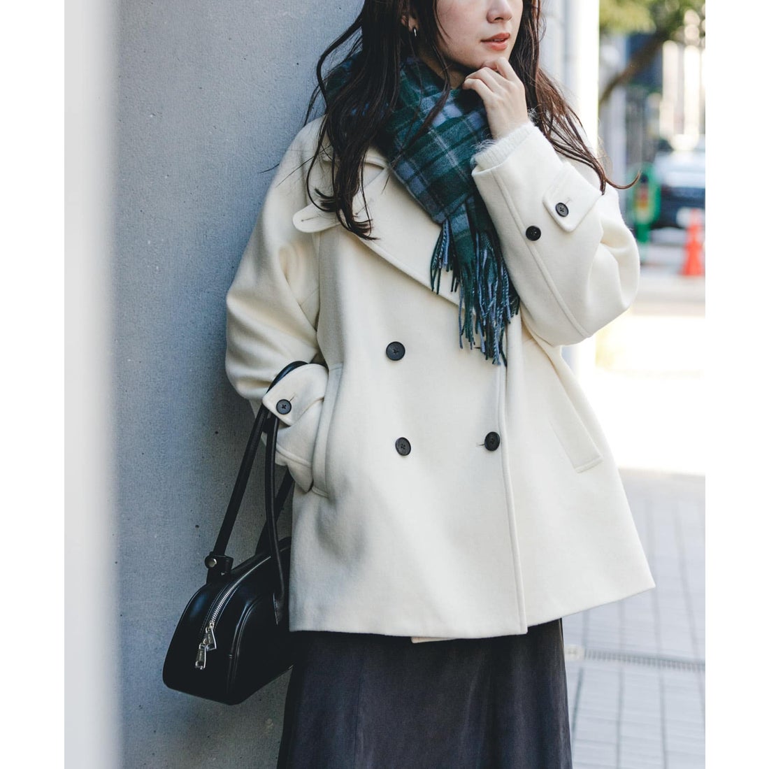 アーバンリサーチ URBAN RESEARCH スーパー100メルトンPコート （オフ