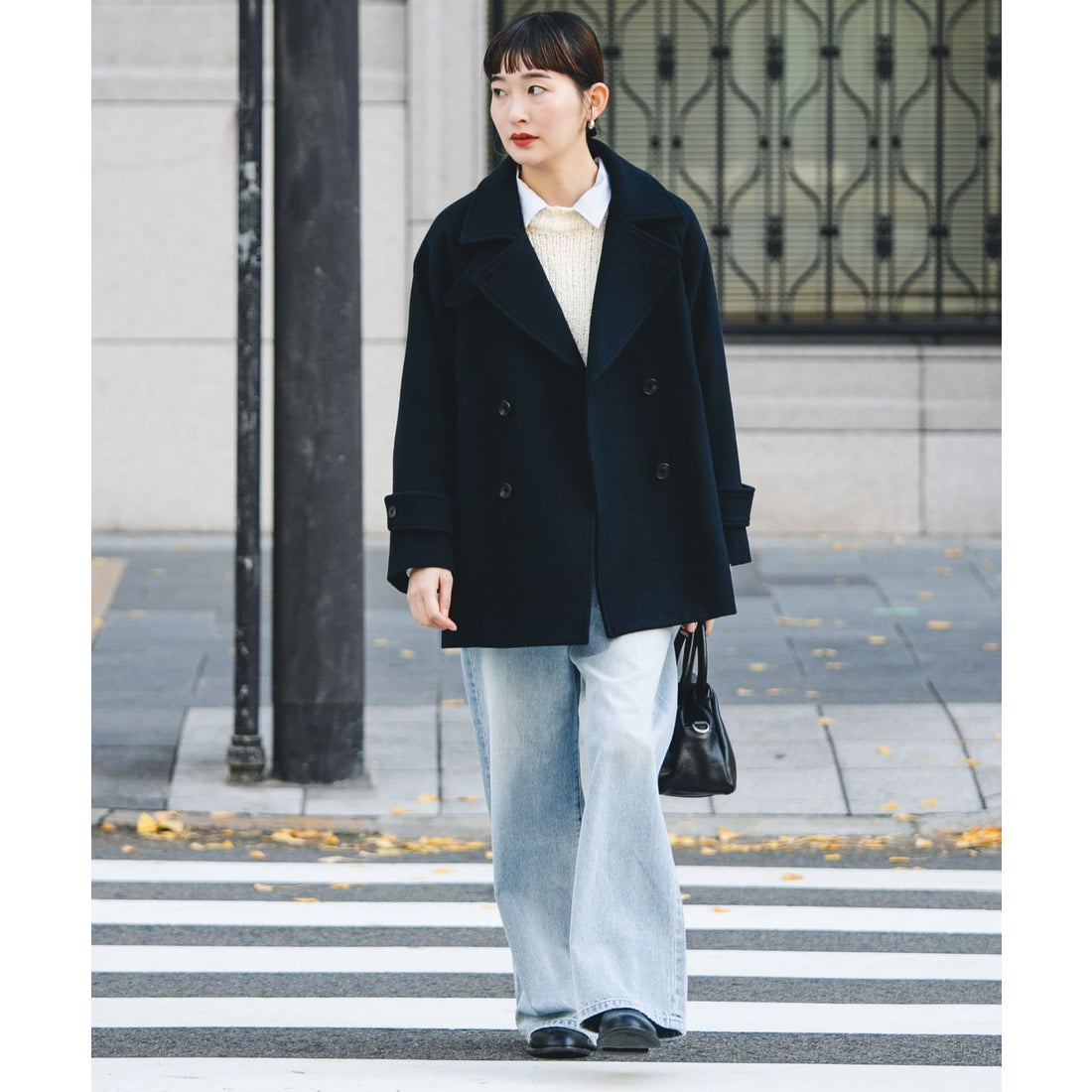 アーバンリサーチ URBAN RESEARCH スーパー100メルトンPコート