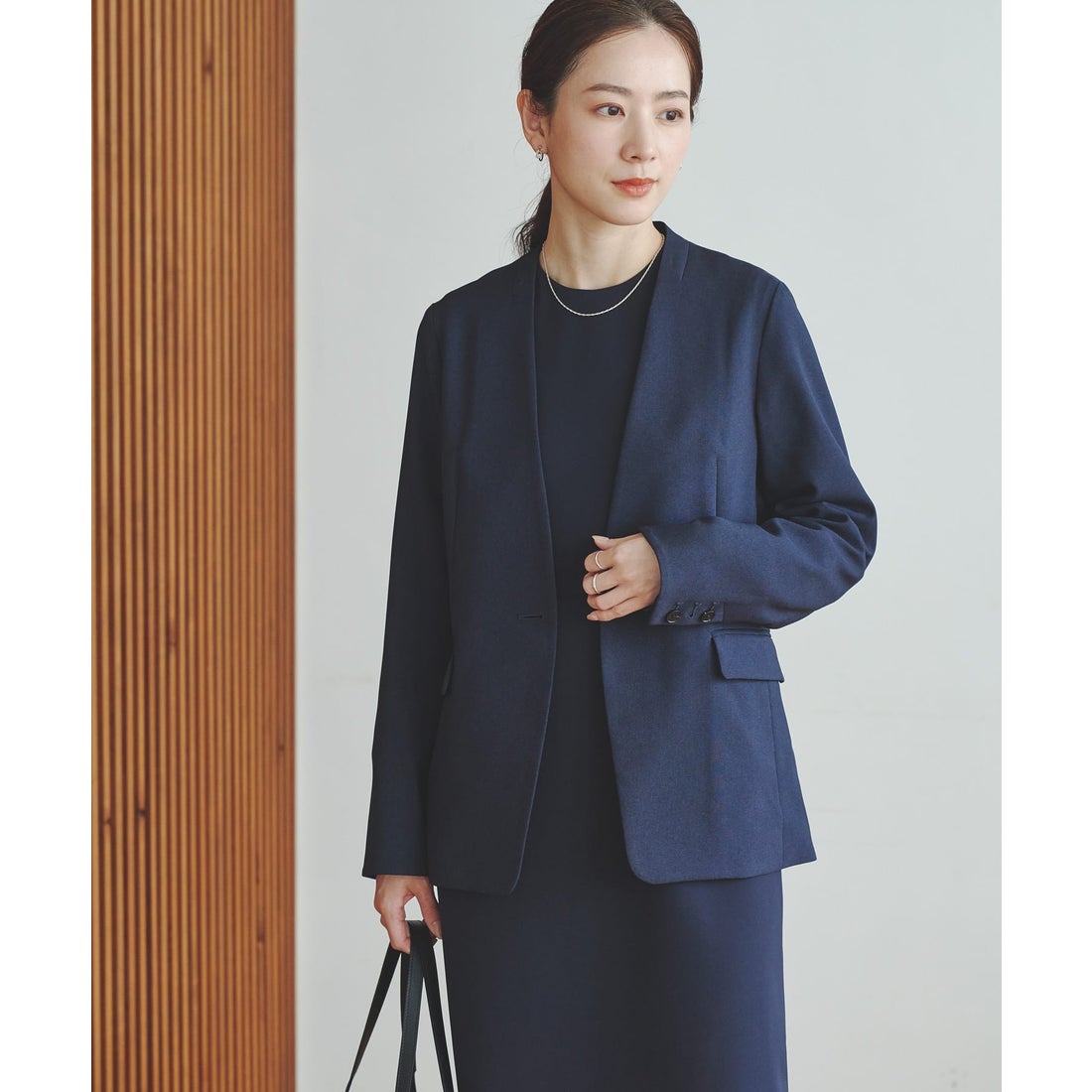 アーバンリサーチ URBAN RESEARCH 『セットアップ対応』ノーカラー