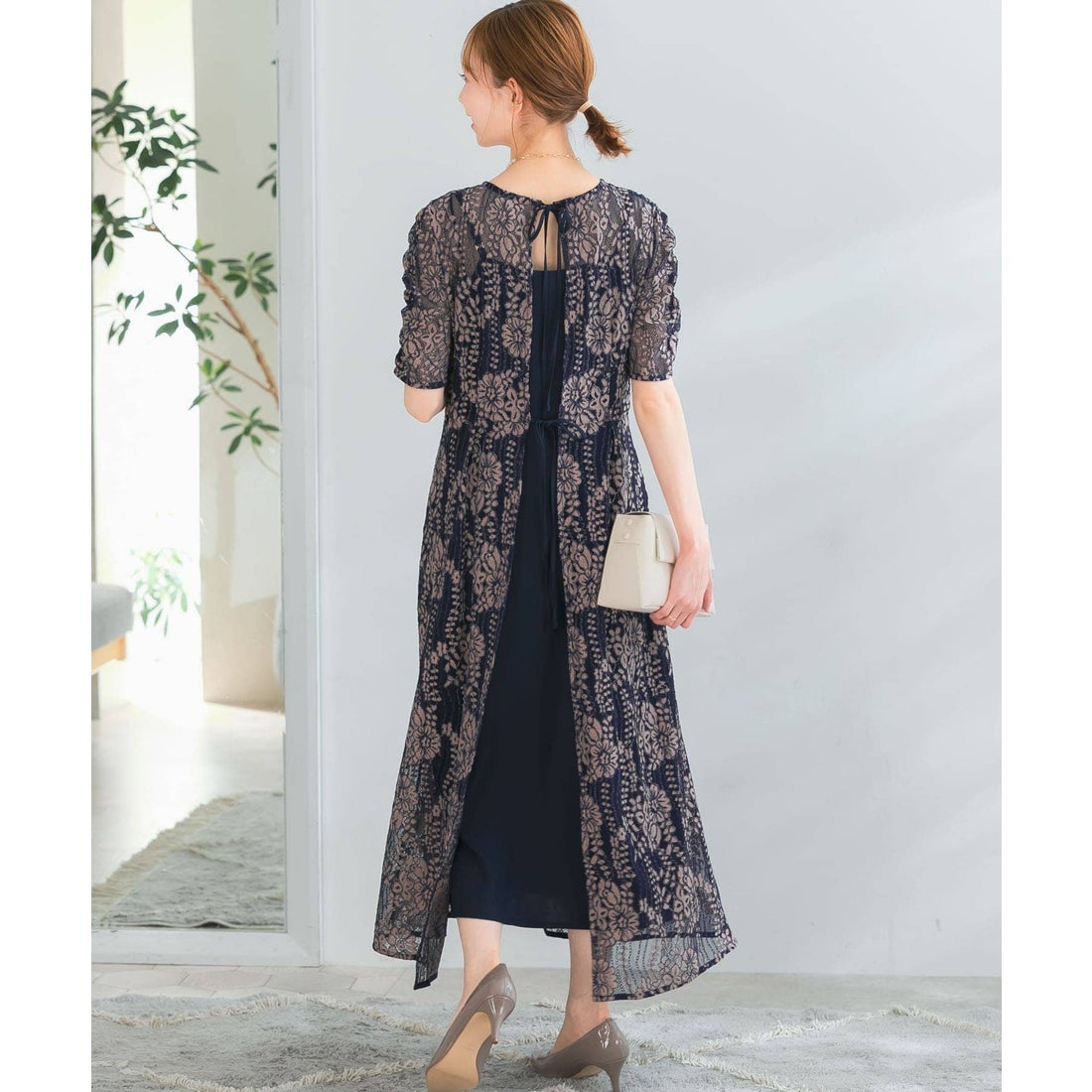 アーバンリサーチ ロッソ URBAN RESEARCH ROSSO kaene 配色レース