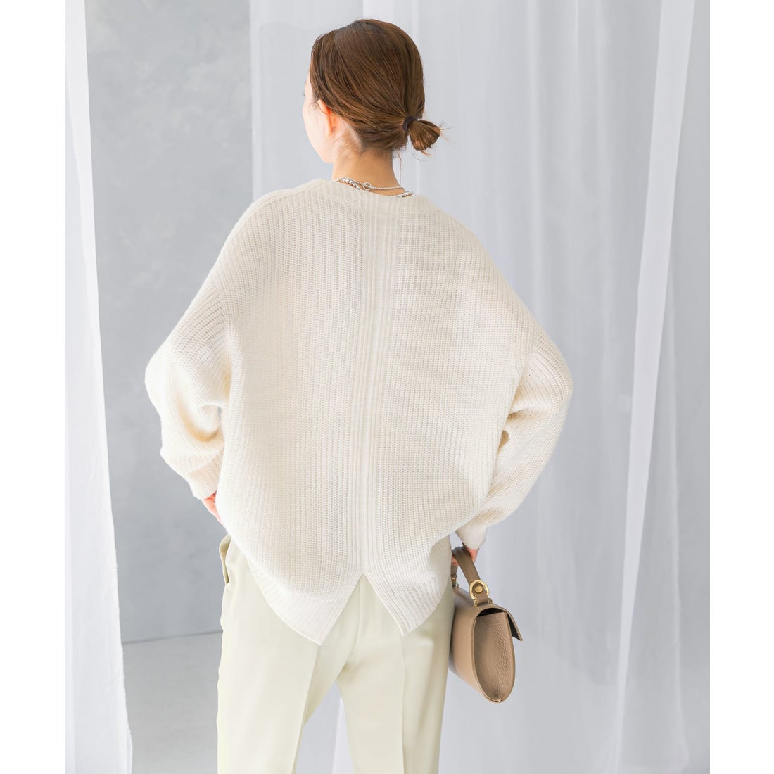 アーバンリサーチ ロッソ URBAN RESEARCH ROSSO ボートネックバック