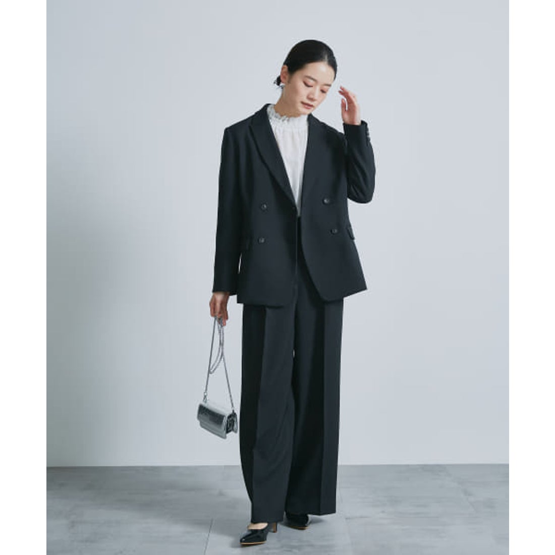 アーバンリサーチ ロッソ URBAN RESEARCH ROSSO 防シワツイードライク