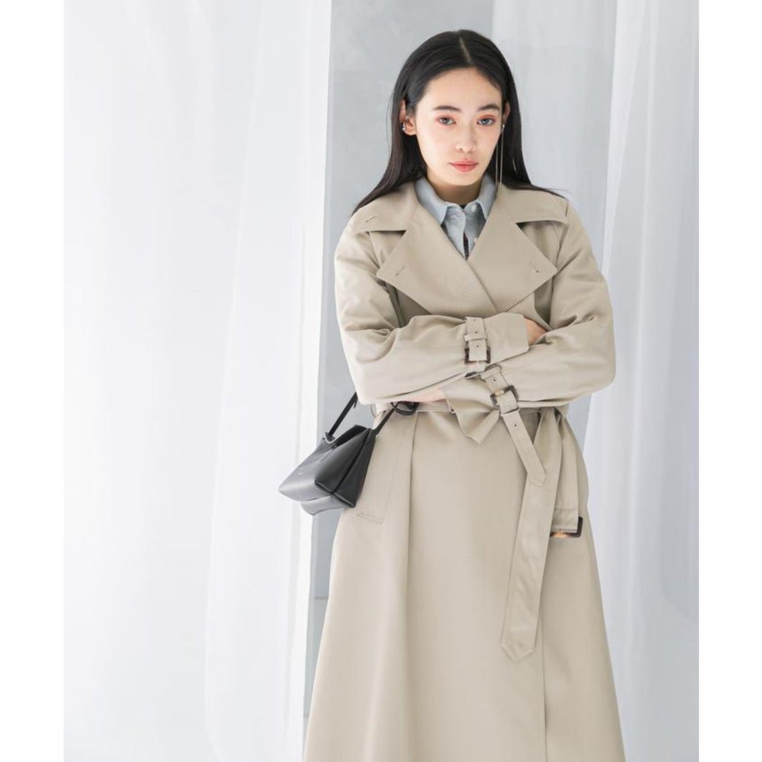 アーバンリサーチ ロッソ URBAN RESEARCH ROSSO 撥水オーバートレンチ