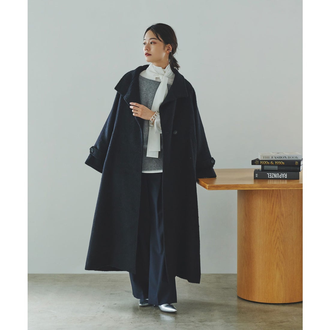 アーバンリサーチ ロッソ URBAN RESEARCH ROSSO アルパカ混シャギー