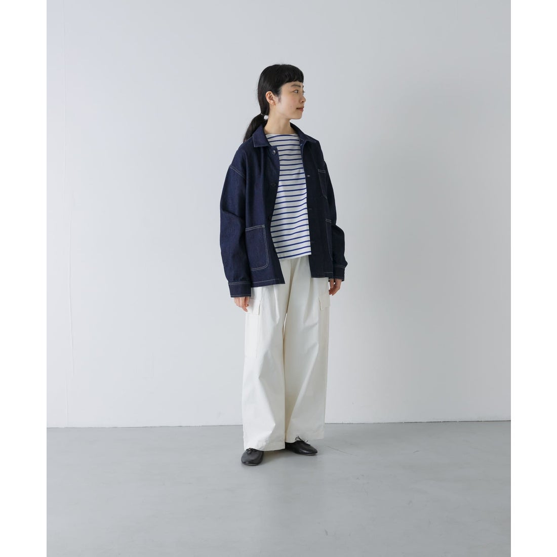 カグレ かぐれ ユーティリティーイージーパンツ （オフホワイト