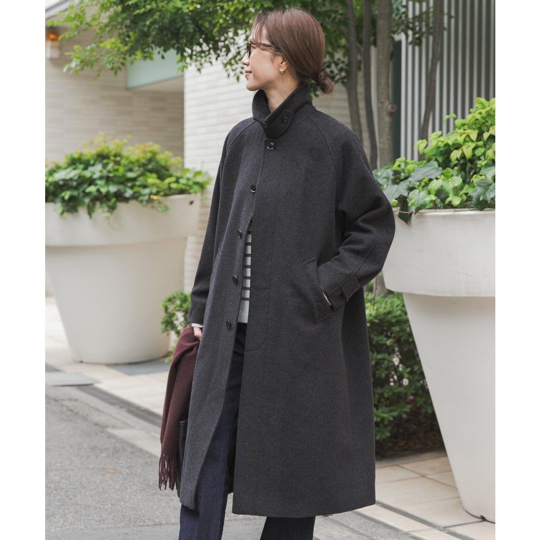 アーバンリサーチ ドアーズ URBAN RESEARCH DOORS ウール100バルマ