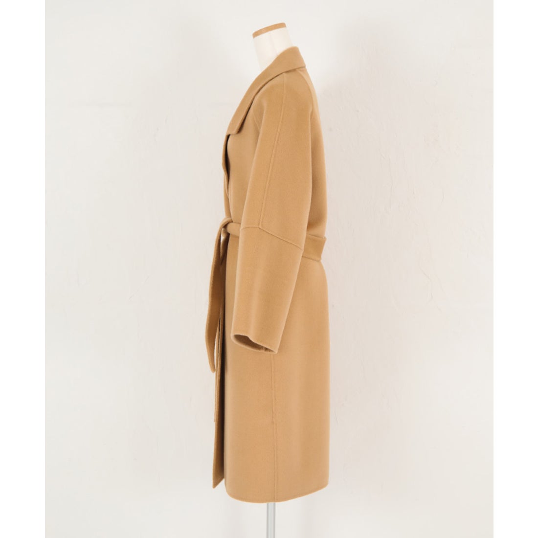 ユアーズ ur's ベルト付ウールカシミヤチェスターコート （キャメル