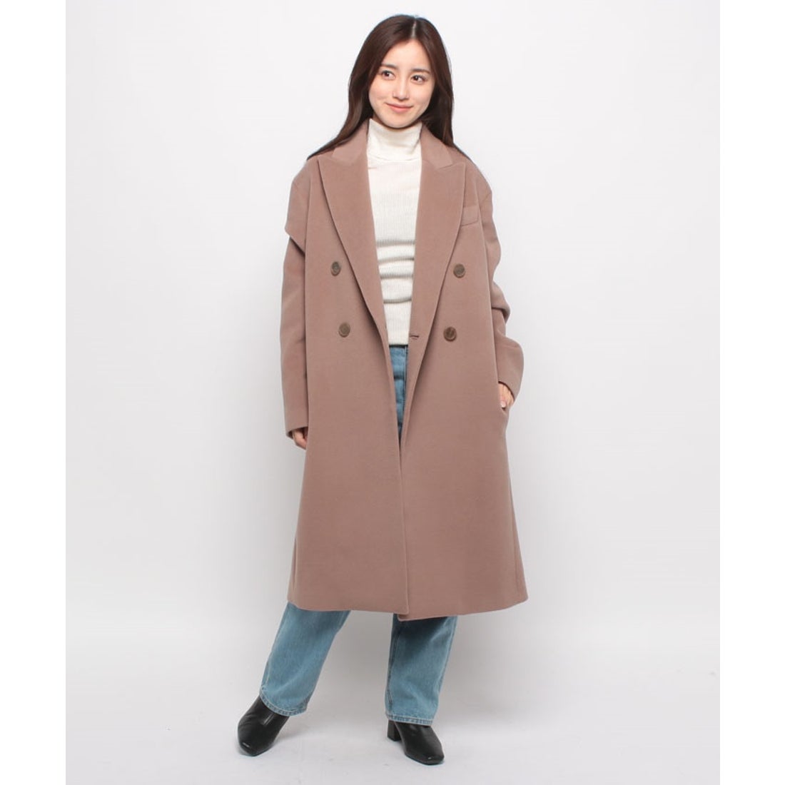 ヴィンス VINCE. 【Vince】コート （ピンクベージュ） - ファッション