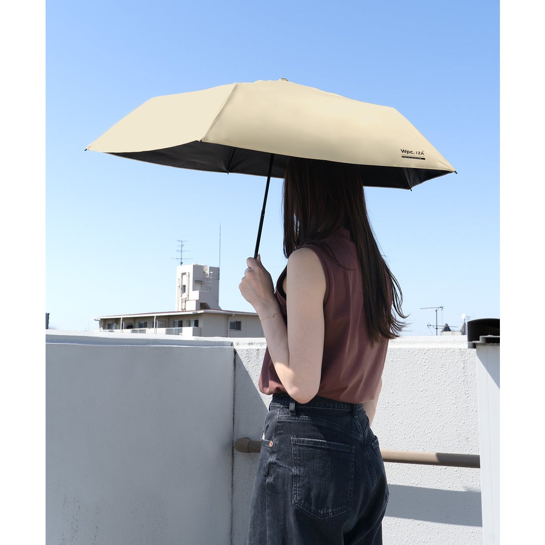 Wpc.】日傘 Wpc. IZA 男の晴雨兼用傘≪超軽量≫ ウルトラライト 50cm