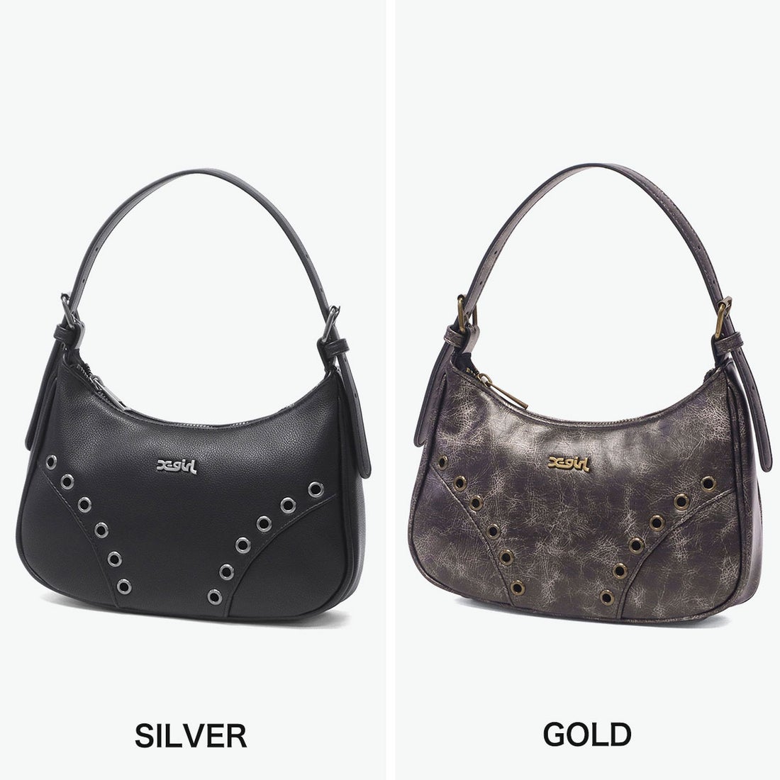 エックスガール X-girl ハンドバッグ レディース 小さめ 横長 バッグ