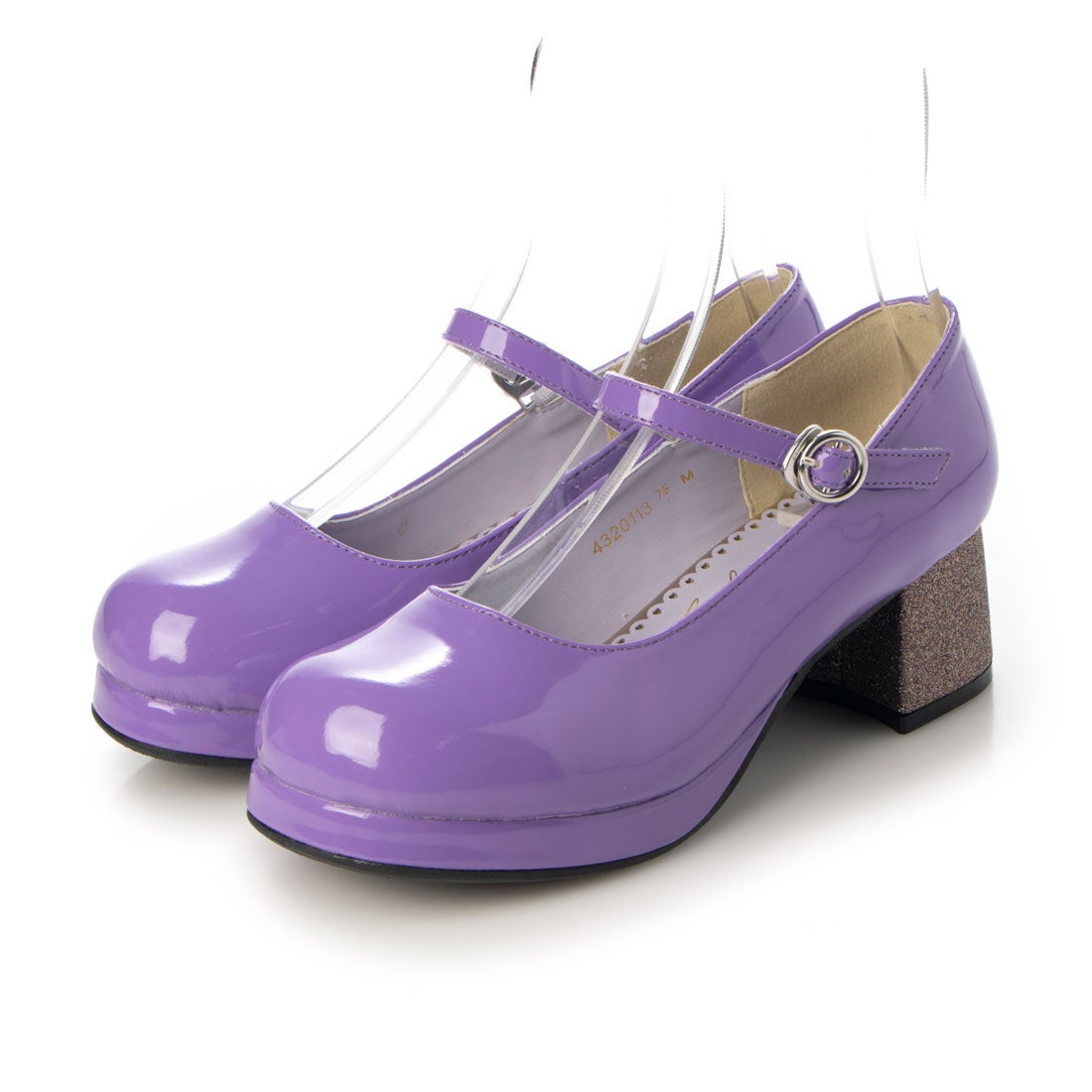 ストラップパンプス （パープルコンビ） -YOSUKE U・S・A