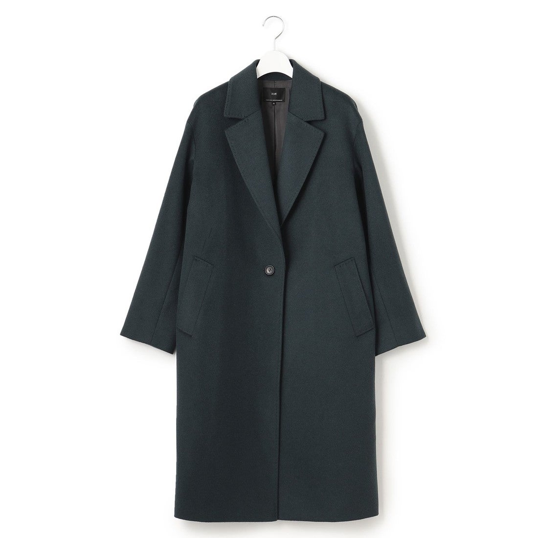 23区 ウールカシミヤビーバー チェスターコート （キャメル系） -靴