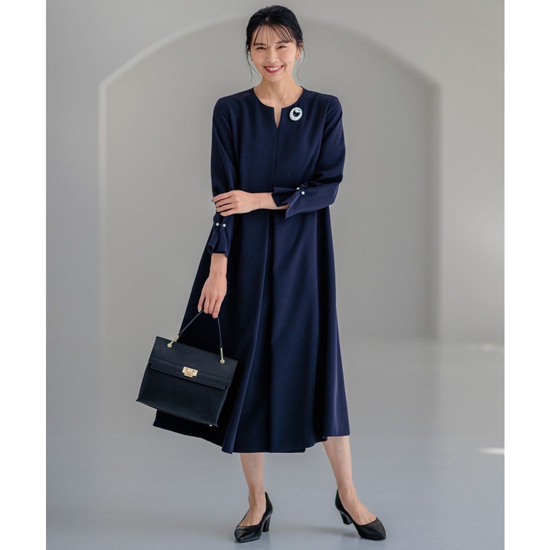 ニジュウサンク 23区 【VERYコラボ 】トリアセダブルジョーゼット