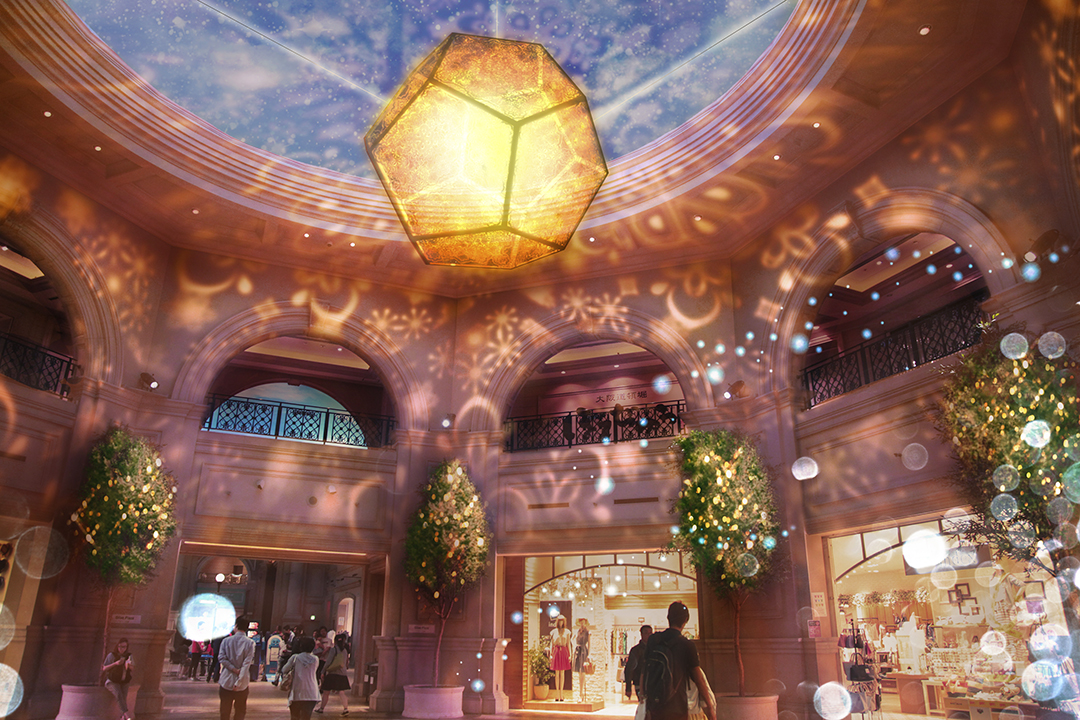 ステンドグラスと雪の結晶が幻想的☆3つの光の世界が中世ヨーロッパの