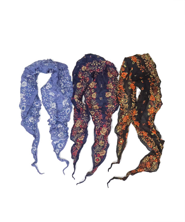 KAPITAL キャピタル ワッシャーシルク ネッカチーフ(Churchill GARDEN