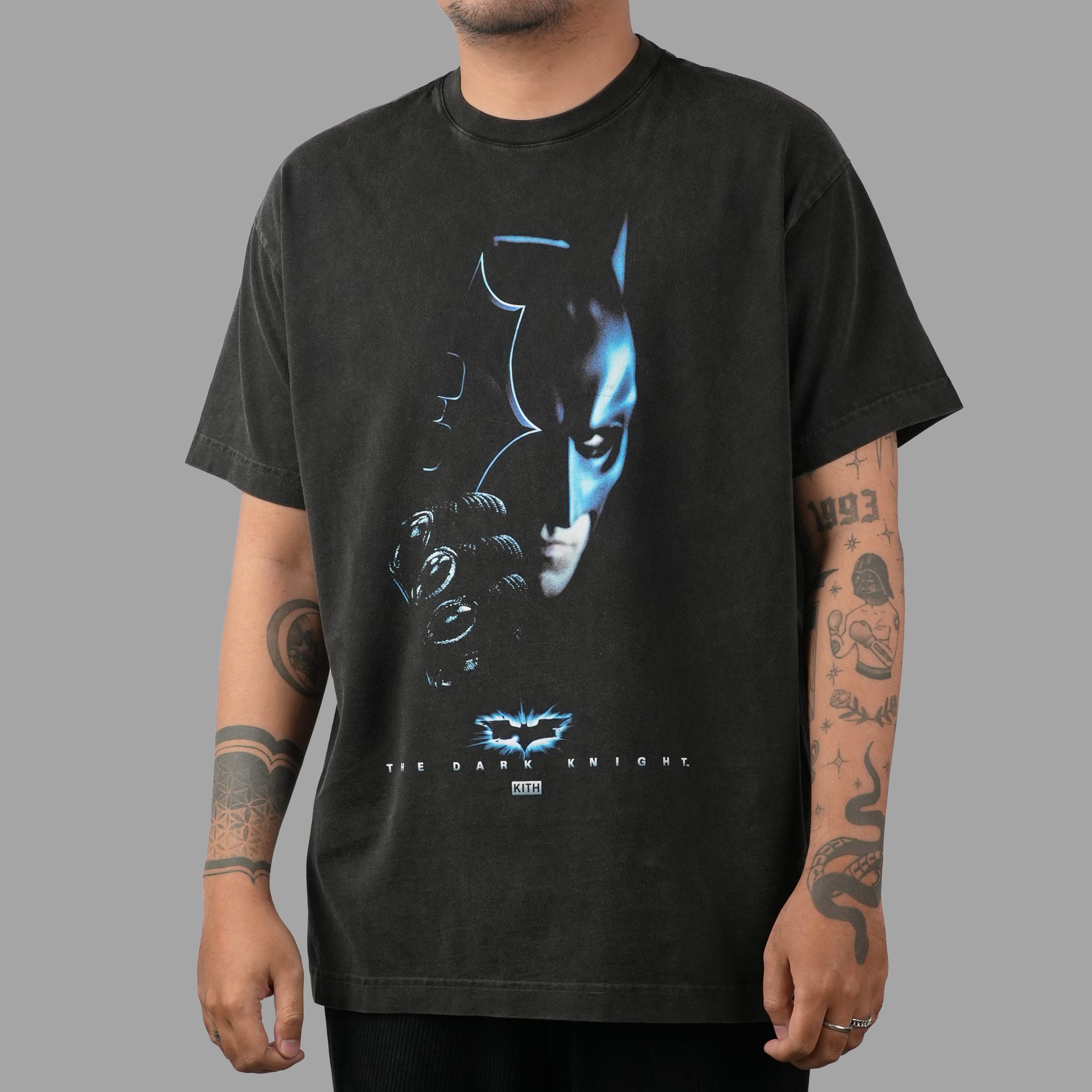 KITH X Batman Dark Knight Vintage Black Tee | Senikersku