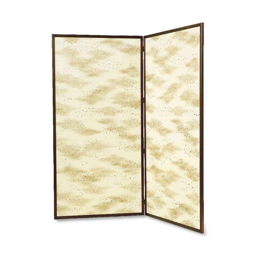 茶道具 水屋屏風 金散両面使