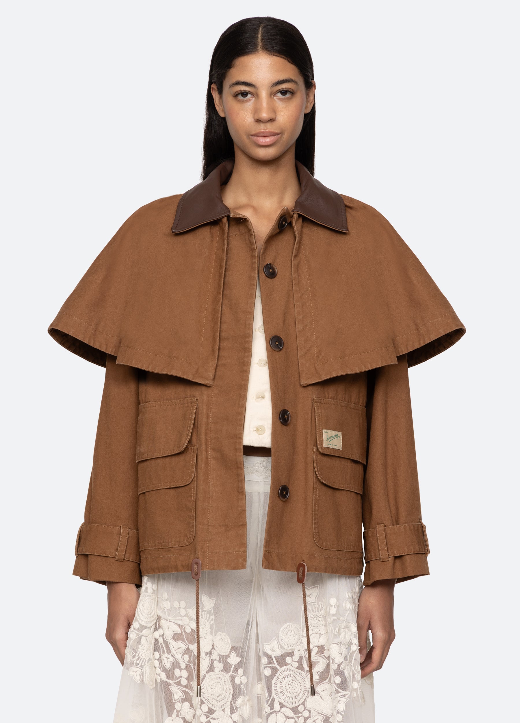 Carolyn Cape Jacket – Sea, New York