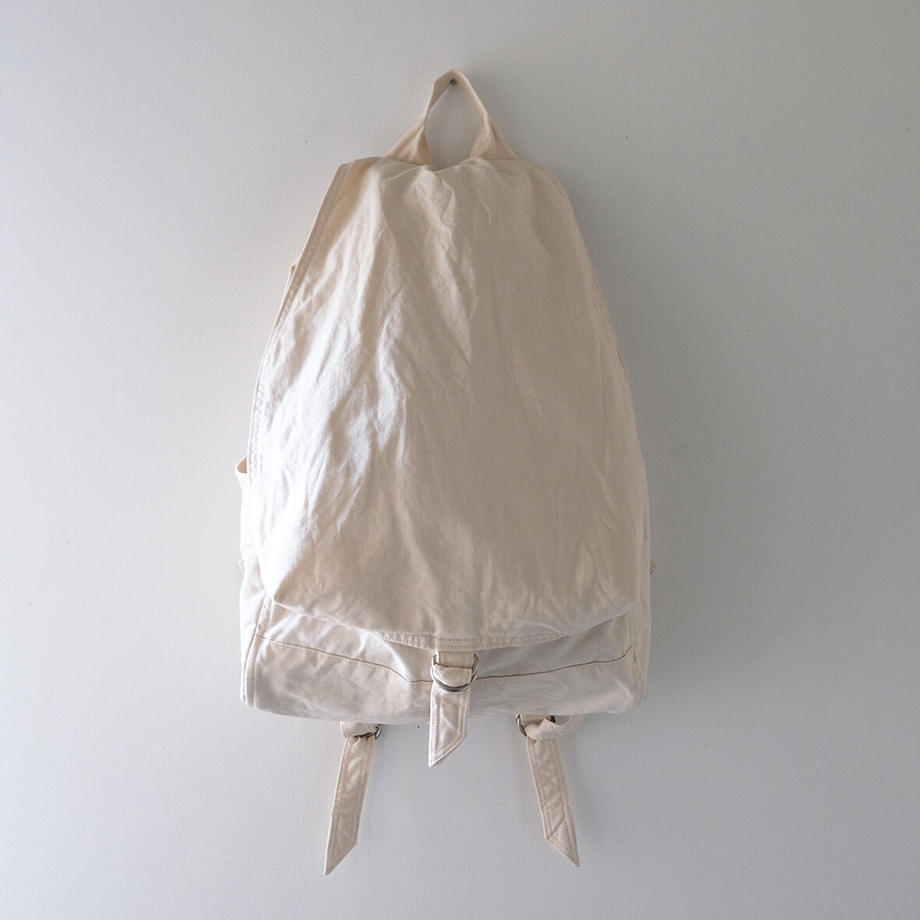 takeshi kanda】キャンバスリュック/きなり