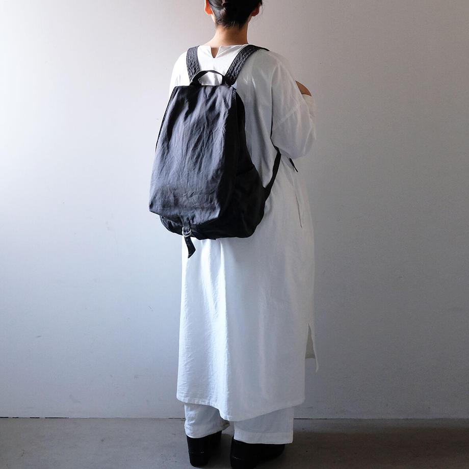 takeshi kanda】キャンバスリュック/墨黒