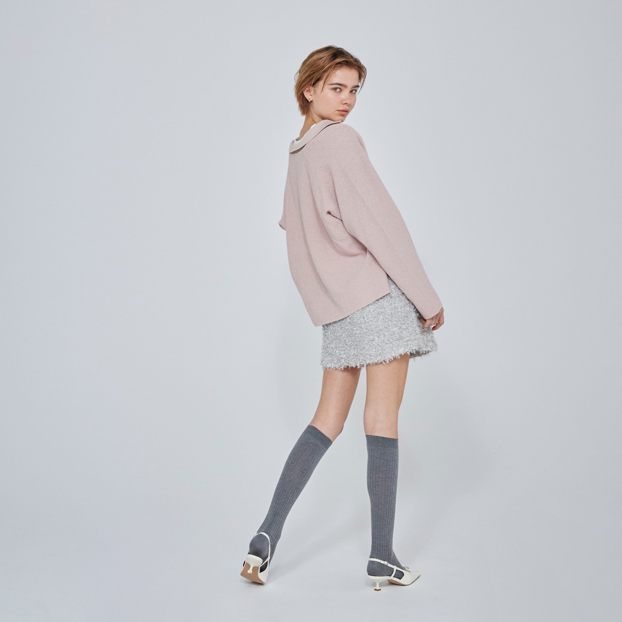 MixテープYarn miniスカート