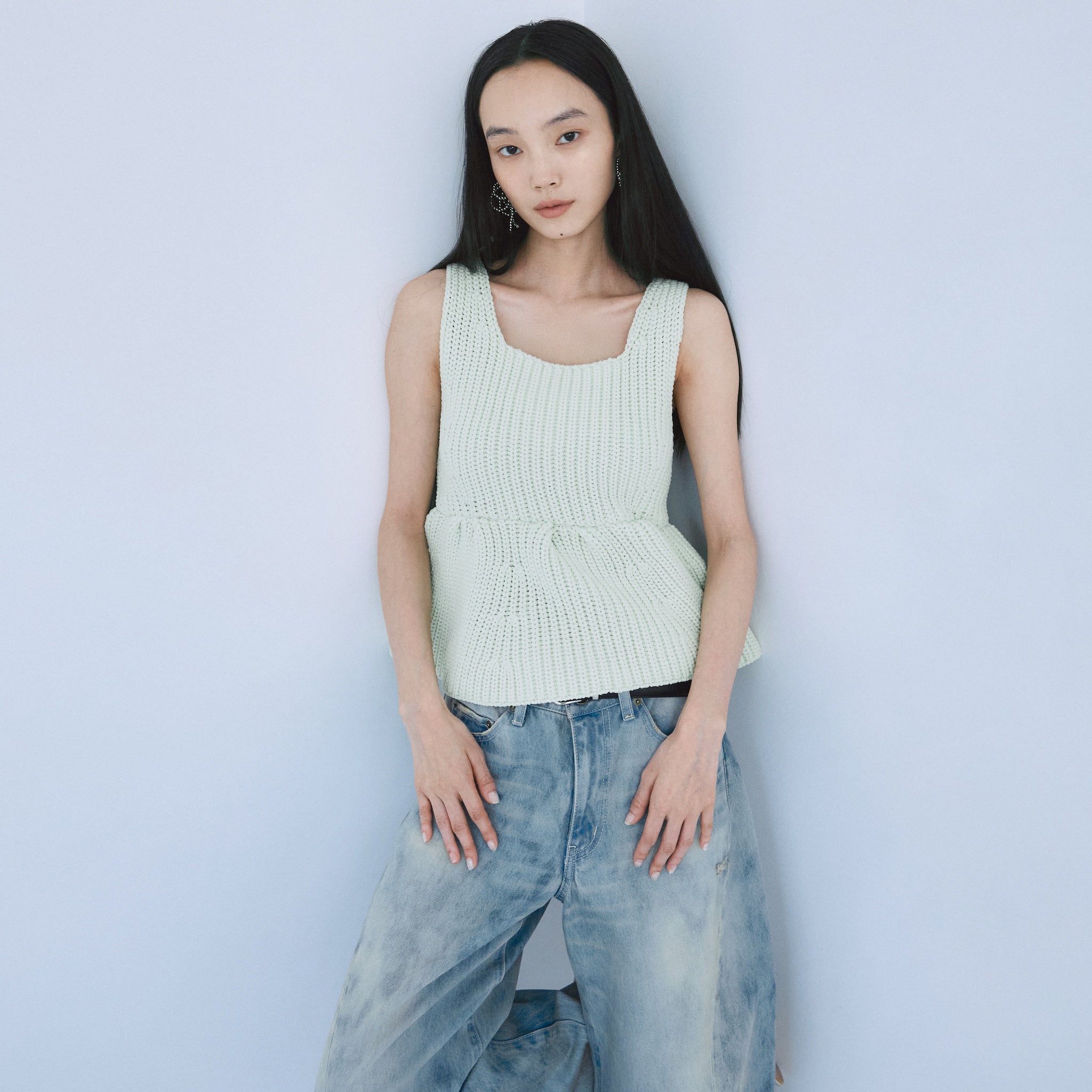 SeaRoomlynn ウエストシェイプベアトップ・チューブトップライトブルー