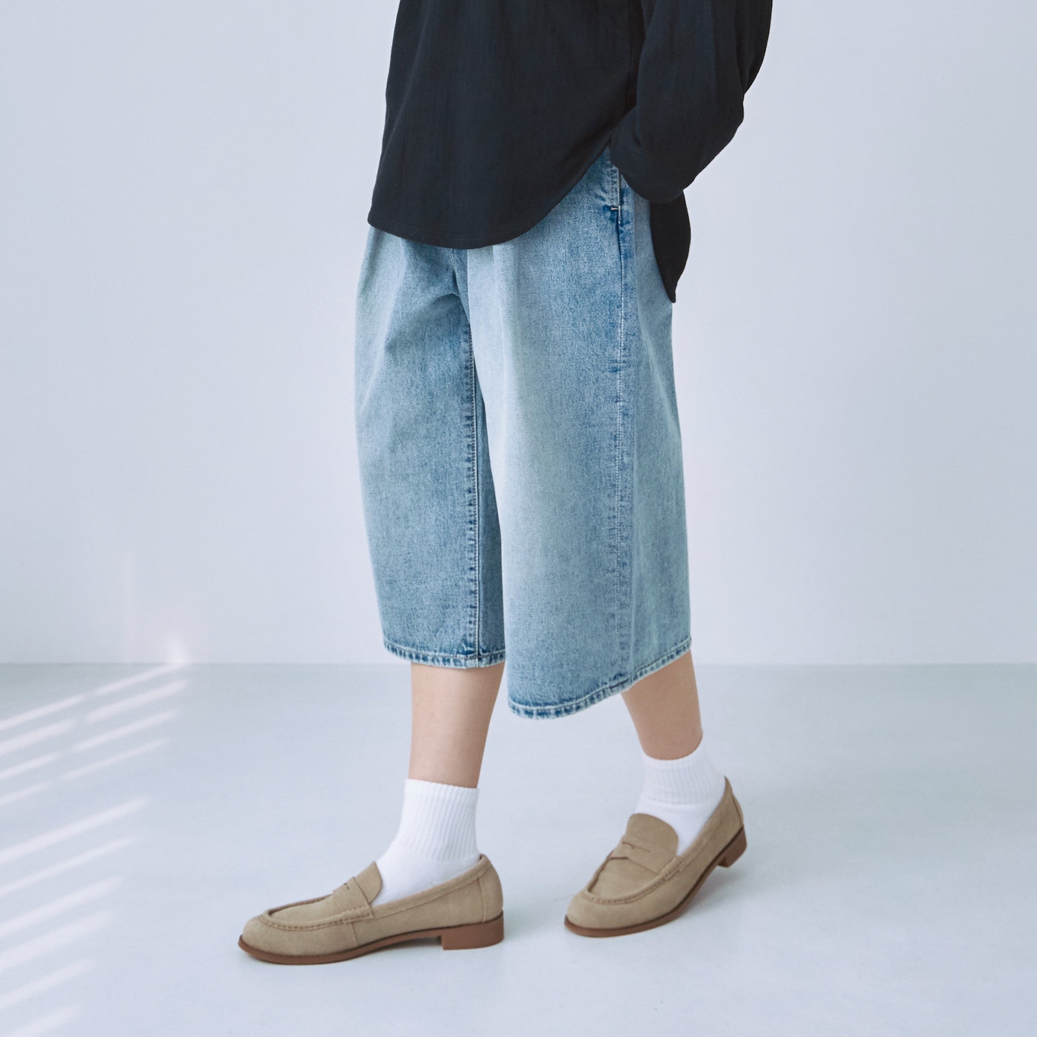 PLAINスエードローファー