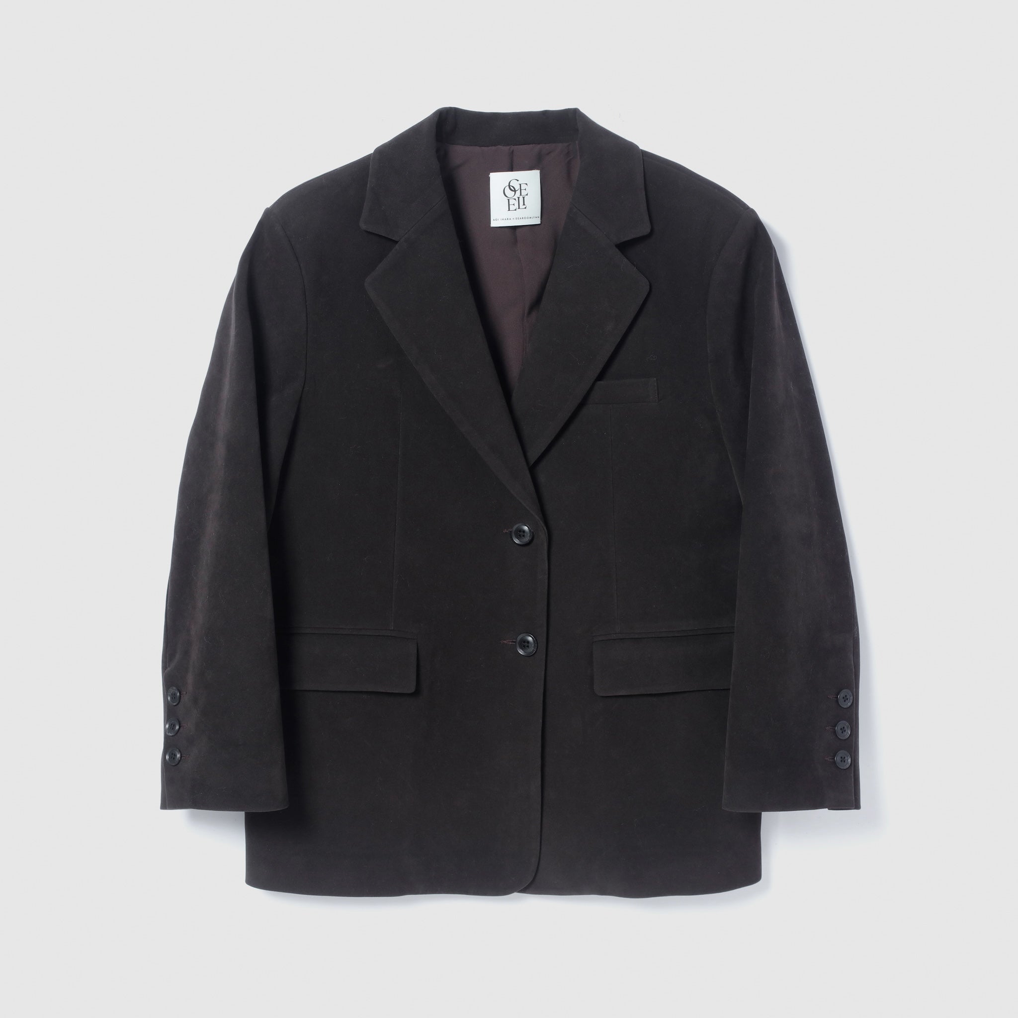 collab スエードライクオーバージャケット