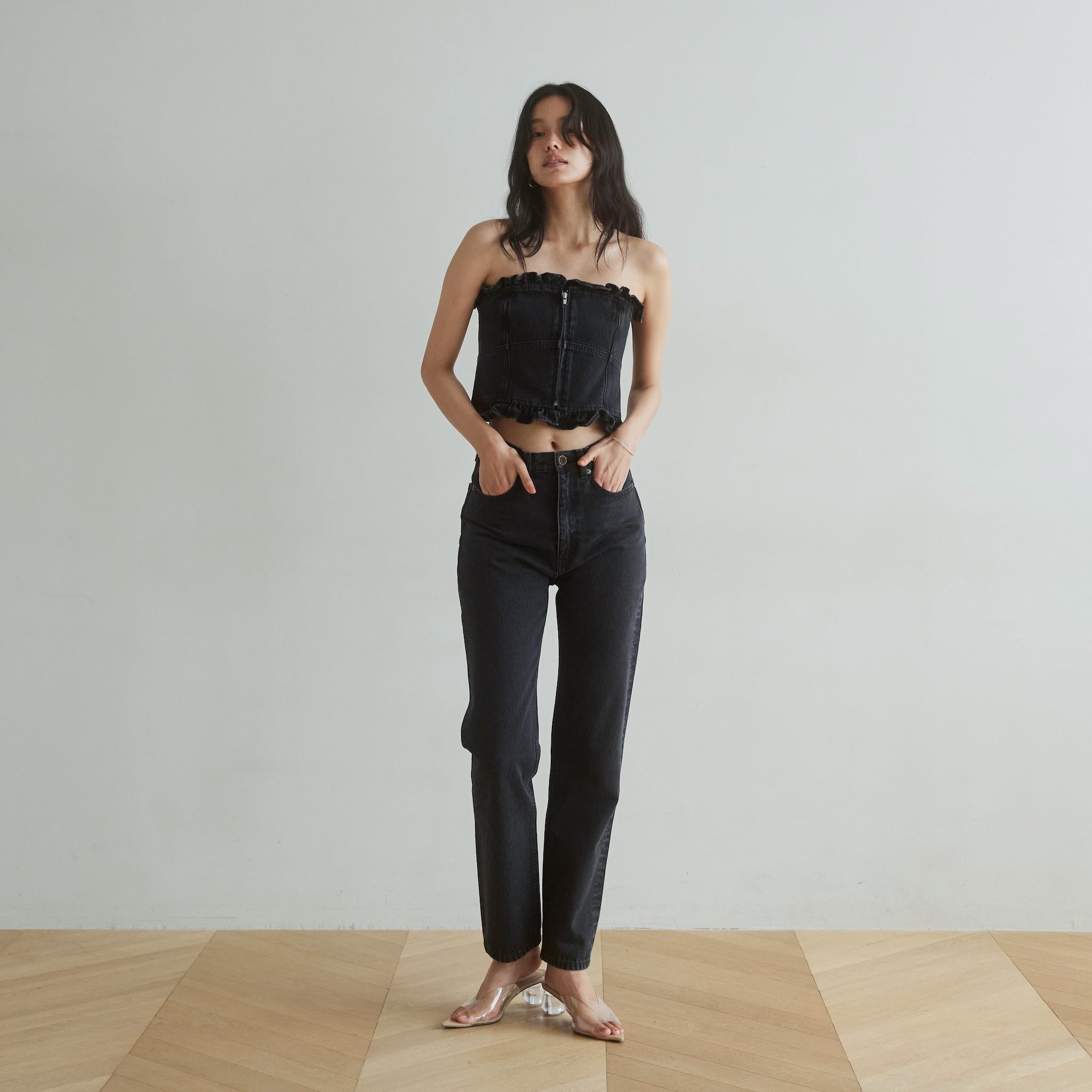 ハイウエストSlimストレート SRN02