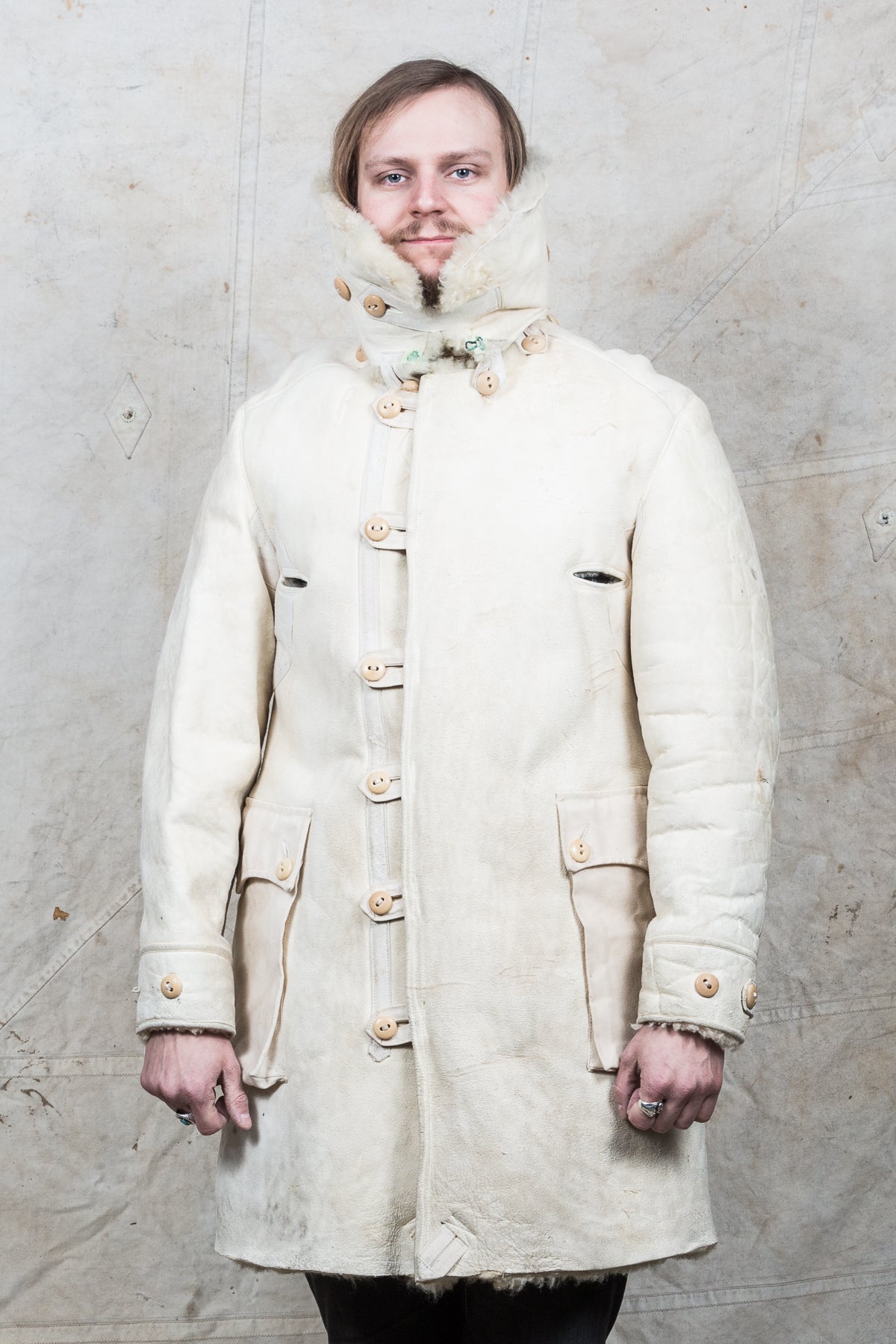 Second Sunrise Archive: Vintage Swedish Army Shearling Survival Coat