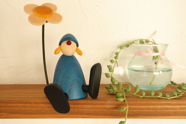 お花3本 – ドイツ・ザイフェンの木のおもちゃ seiffen