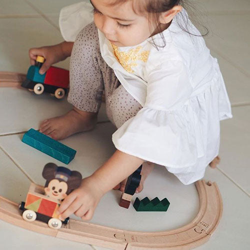 KIDEA（キディア）｜ディズニーキャラクターの木製積木（つみき